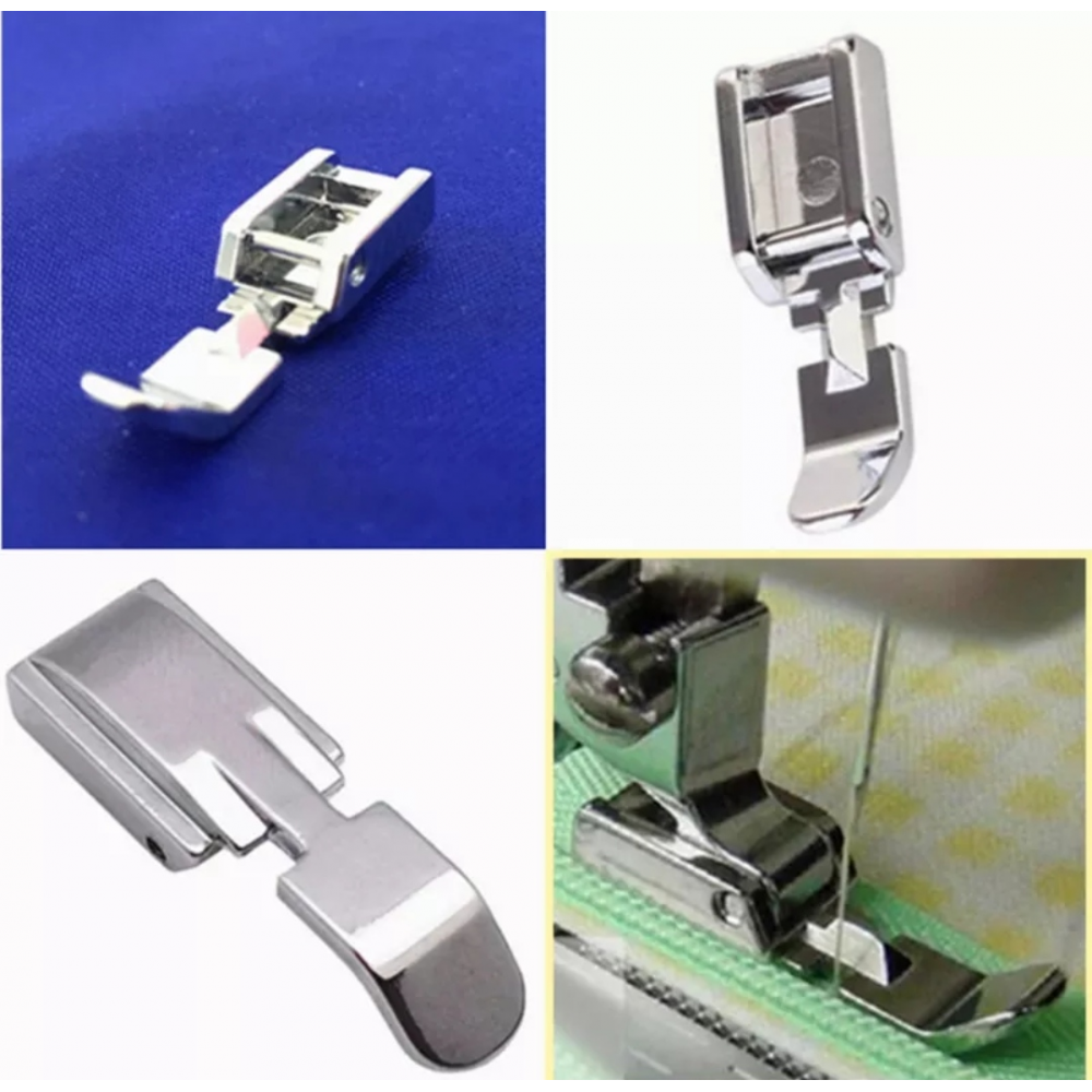 Лапка для вшивання блискавки вузька двостороння для побутових швейних машин (6705)