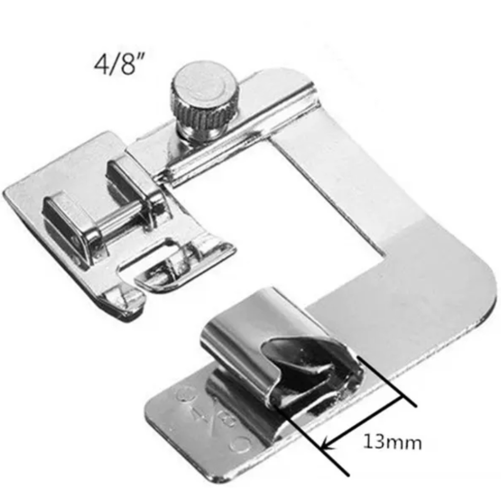 Лапка – улитка для подгибания края ткани 4/8 дюйма 13 мм для бытовых швейных машин
