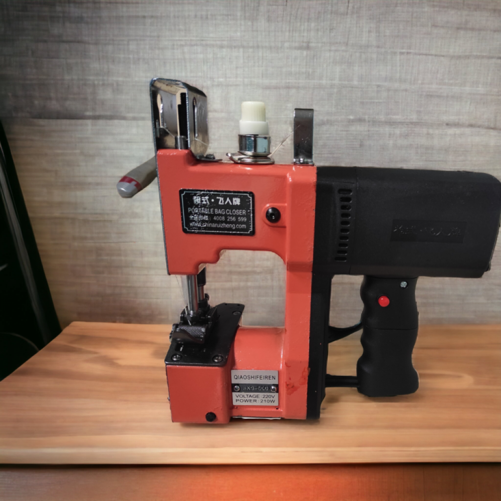 Мішкозашивальна портативна швейна машина із роликом  GK9-500R, 220V, 210W (6652)
