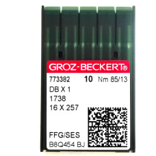 Голки для промислових швейних машин Groz-Beckert DBx1, FFG/SES, №85/13 (6858)