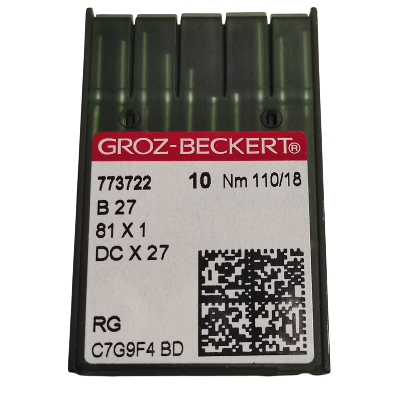 Голки швейні для промислових оверлоків Groz-Beckert DCx27, RG №110/18 (7220)