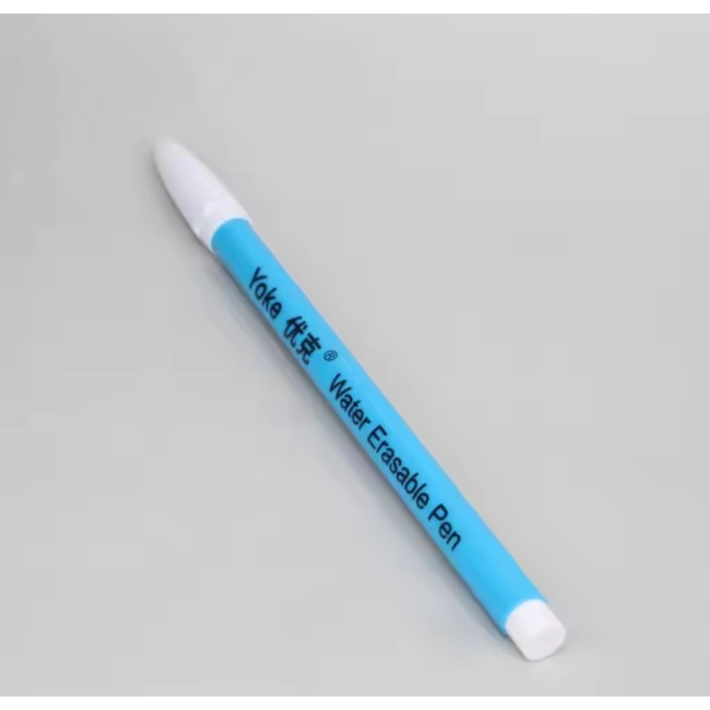 Маркер портновский для разметки Yoke Water Erasable Pen смывающийся водой, голубой (6852)