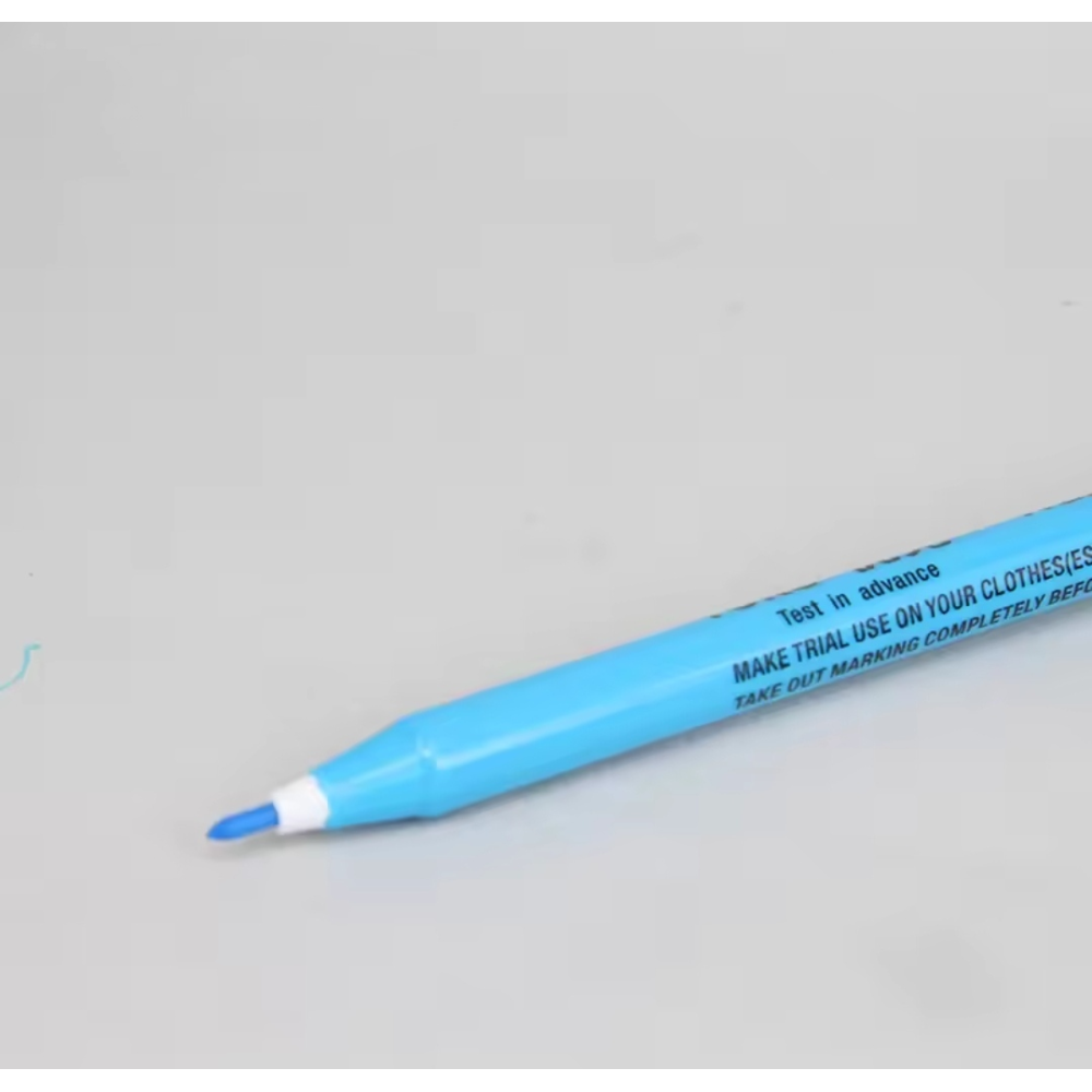 Маркер портновский для разметки Yoke Water Erasable Pen смывающийся водой, голубой (6852)