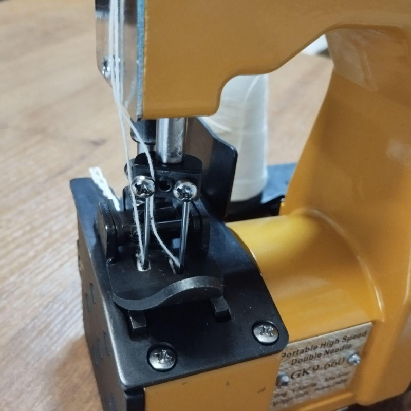 Мішкозашивальна високошвидкісна двошовна швейна машина GK9-660, 220V (7176)