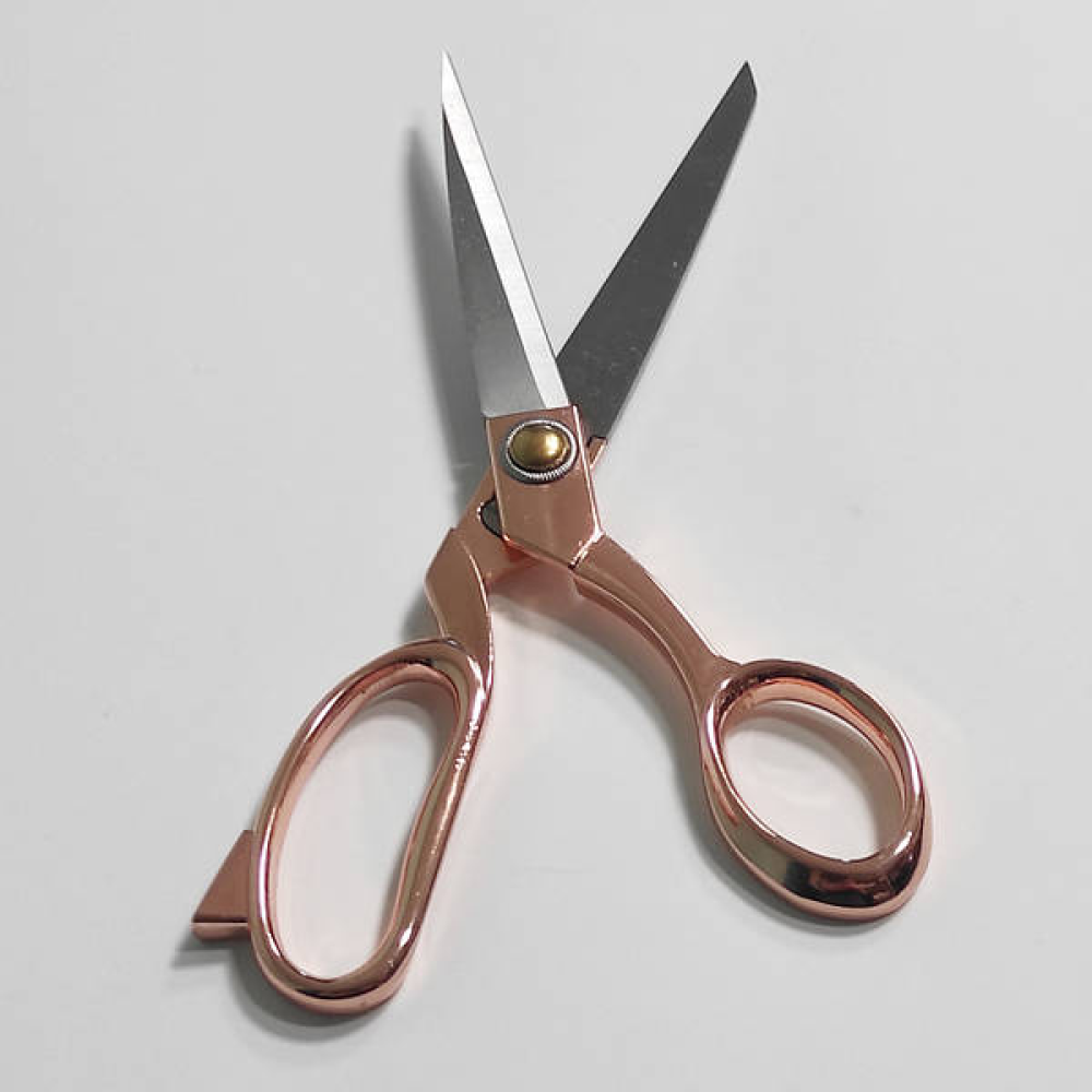 Ножиці швейні кравецькі COPPER HANDLE довжина 25 см колір ручки мідь (6745)