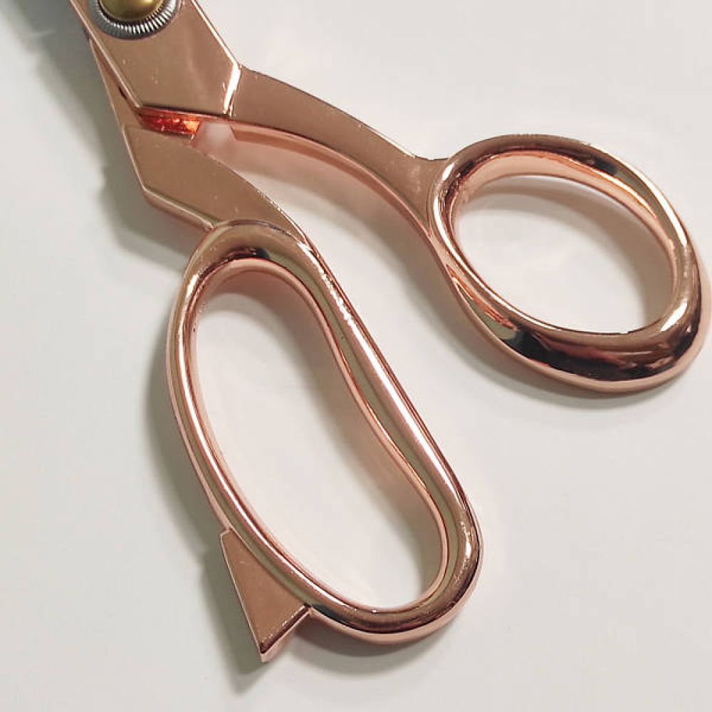Ножиці швейні кравецькі COPPER HANDLE довжина 25 см колір ручки мідь (6745)