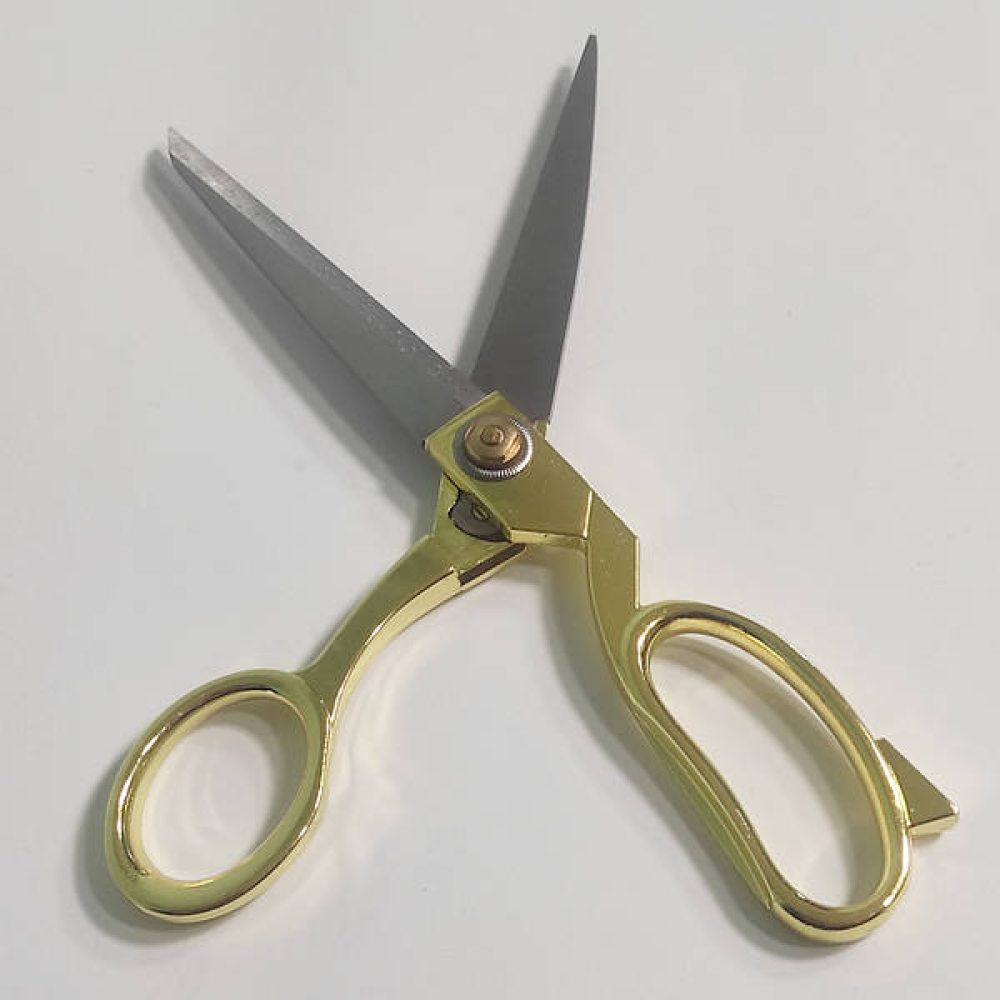 Ножиці швейні кравецькі GOLDEN HILT довжина 25 см золотиста ручка (6040)