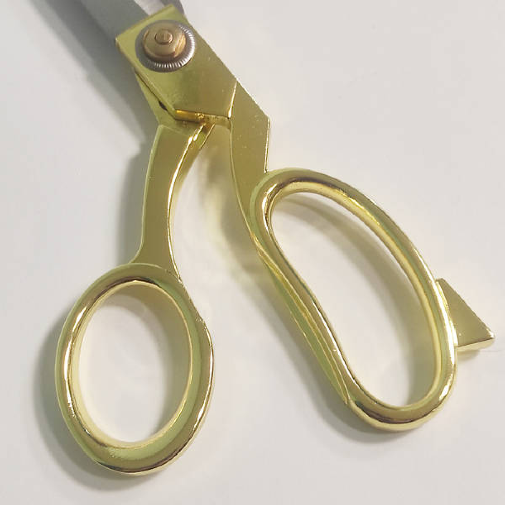 Ножиці швейні кравецькі GOLDEN HILT довжина 25 см золотиста ручка (6040)