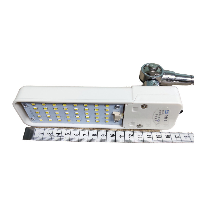 Світильник для промислової швейної машини Zhonghaitong LED-27T, 40 LED, 220В, 6400K, на гнучкій ніжці (7464)