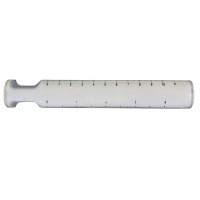 Лупа-лінійка акрилова 8002/9021, 2х з розміткою 0-12 см, 25×160 мм (7455)