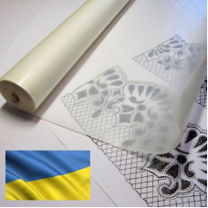 Калька прозора у рулоні для викрійки, друку, малювання ширина 64 см довжина 10 метрів (5453)