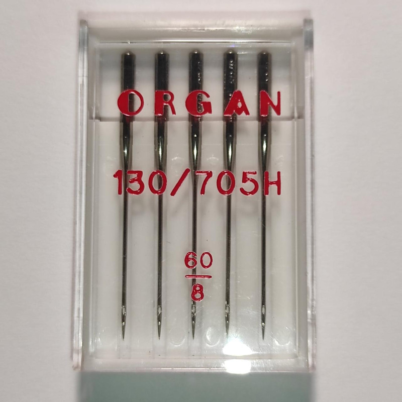 Иглы швейные универсальные ORGAN №60 пластиковый бокс 5 штук для бытовых швейных машин (6510)