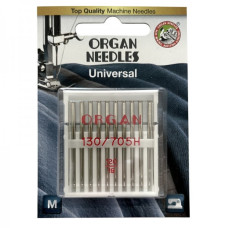 Иглы швейные универсальные ORGAN №120 для бытовых швейных машин блистерная упаковка 10 штук