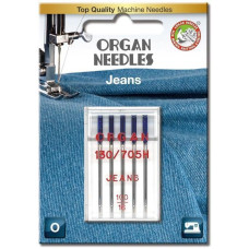 Голки швейні для джинси ORGAN JEANS №100 для побутових швейних машин блістерна упаковка 5 штук