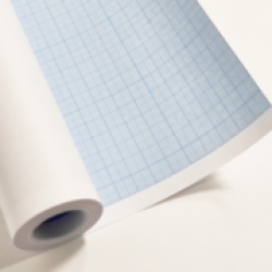 Бумага миллиметровая в рулоне для чертежа, для выкроек, для печати ширина 64 см длина 10 метров (5463)