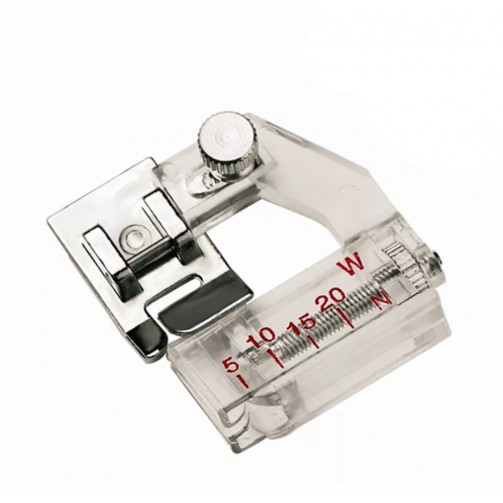 Лапка-окантувальник для косої бейки з лінійкою для побутових швейних машин (6636)
