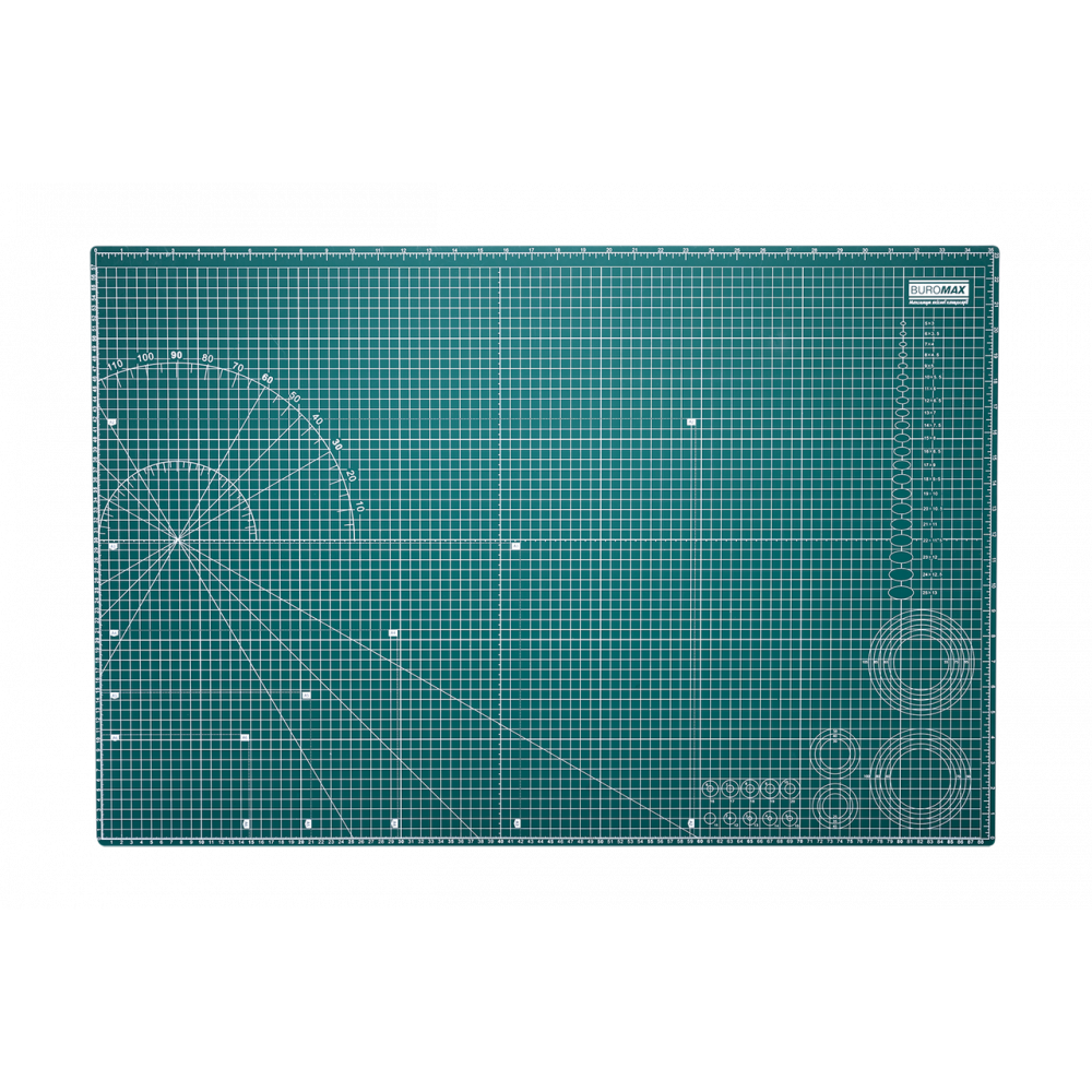 Коврик для резки BUROMAX А3 (45 х 30 см) двухсторонний самовосстанавливающийся трехслойный (6217)