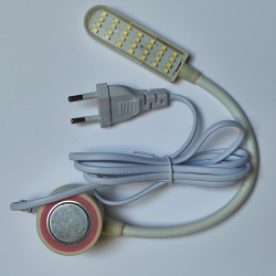 Світильник - лампа AOM-21А енергозберігаючий для швейних машин на магніті 28 світлодіодів  4W, 220V (6396)