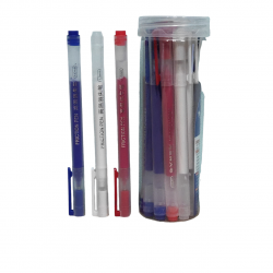 Набір термо ручок 12шт, зникає при прасуванні, колір червоний, синій, білий 145мм (6213)