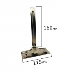 Затиск для тканини вертикальний YOKE CL-6AA, 115 мм ширина, 160мм висота затиску (металевий) (6440)