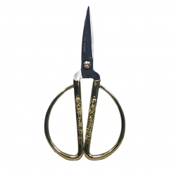 Ножиці універсальні для шиття та рукоділля з золотими ручками DE XIAN 127mm (5“) К42 (6658)