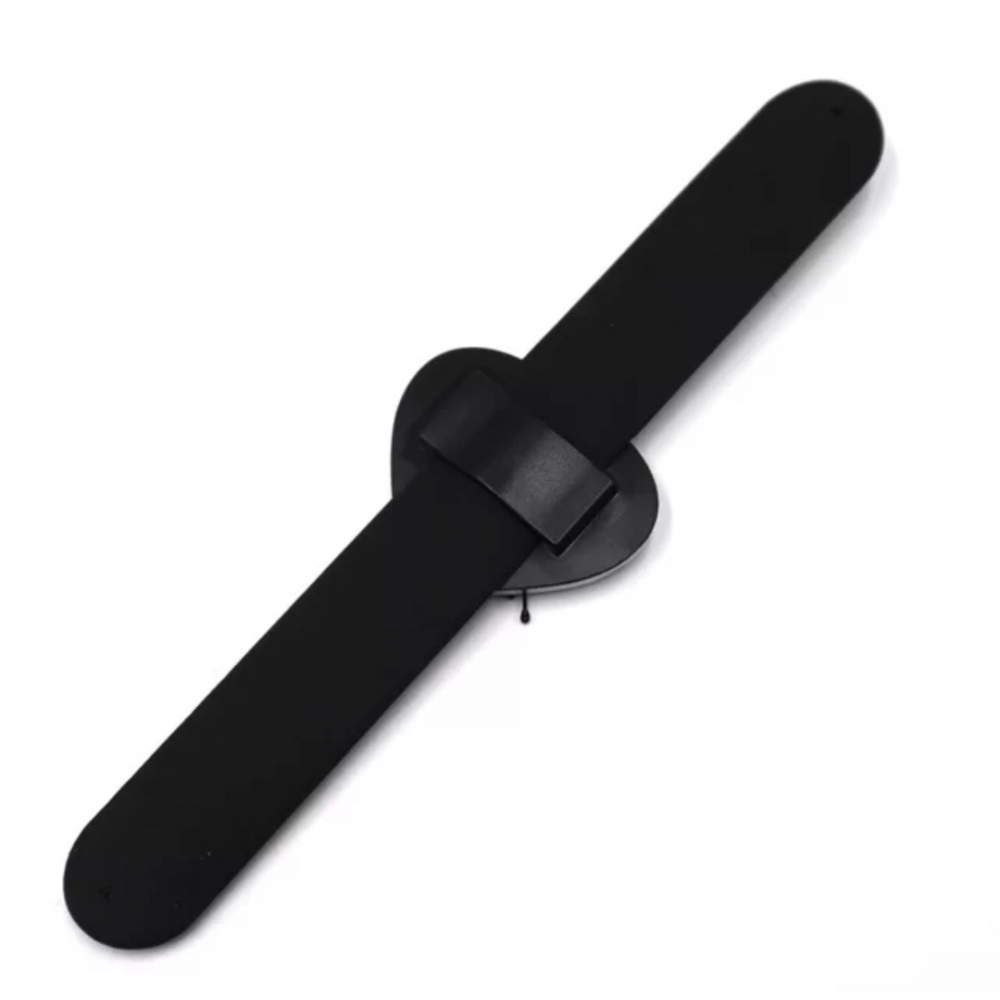 Голківниця - браслет магнітна на зап'ястя для шпильок, голок “Серце“ чорна (6400)