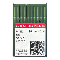 Голки для промислових швейних машин Groz-Beckert DPx5, FFG/SES, №110/18 (7461)