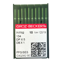 Голки для промислових швейних машин Groz-Beckert DPx5, FFG/SES, №120/19 (7468)