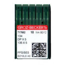 Голки для промислових швейних машин Groz-Beckert  DPx5, FFG/SES, №80/12